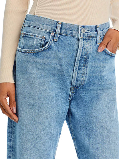 KUNMI Jeans for Women Wide Leg Baggy High Waist Boyfriends Straight Leg Stretchy Denim Pants Trendy Fall 2024