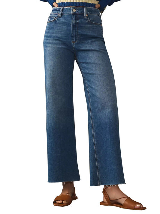 KUNMI Jeans for Women Wide Leg Baggy High Waist Boyfriends Straight Leg Stretchy Denim Pants Trendy Fall 2024
