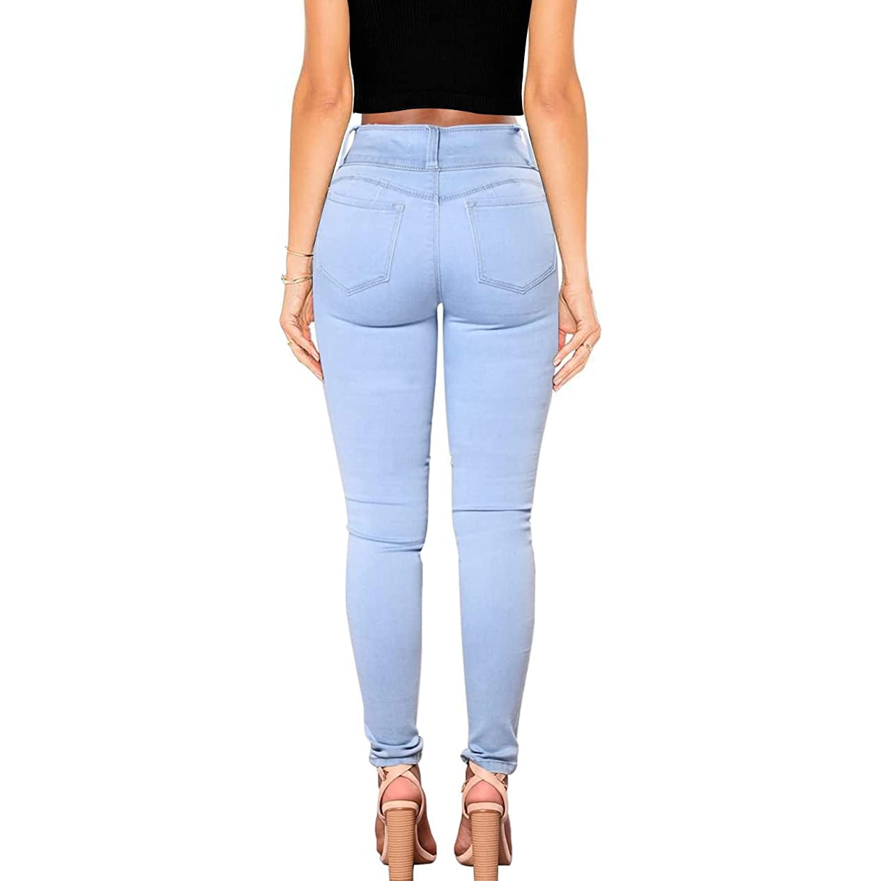 KUNMI online Womens – Jeans High Classic Stretch Sl Butt Waisted Lifting KUNMI Skinny