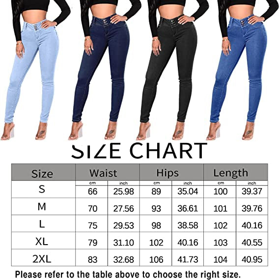 High Waist Elastic Skinny Jeans, Butt-lifting Slim Fitted Denim Pants,  Women's Denim Jeans & Clothing